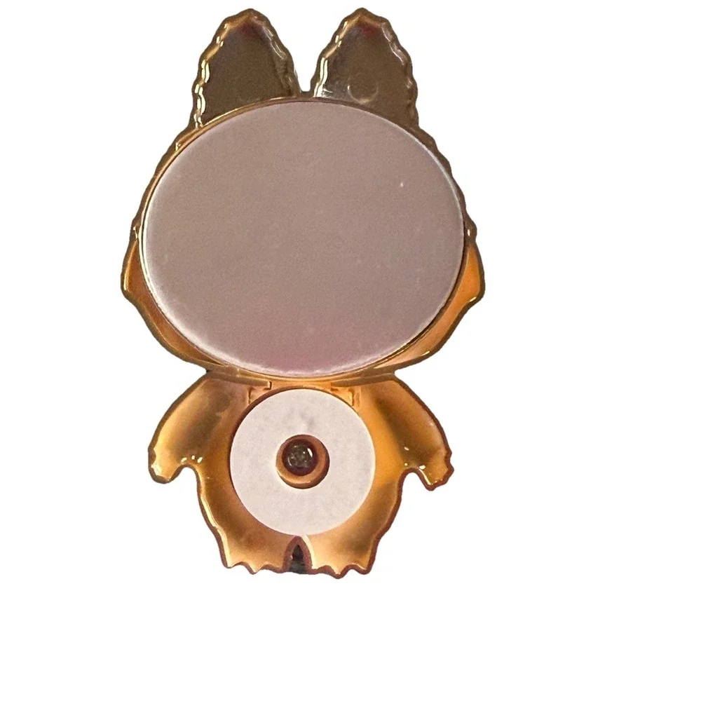 Cute Cartoon Bunny Phone Stand Mirror Foldable 360°‎ Adjustable Phone Holder
